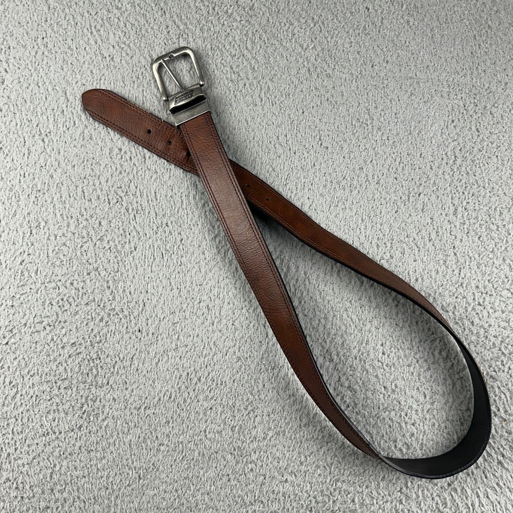 Dickies Belt Mens Size 38/95 Brown PU Coated Faux Leather Casual Workwear